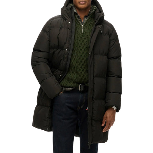 Superdry Fuji Padded Hooded Sports Puffer Mid Jacket (M5011917A-02A) Men