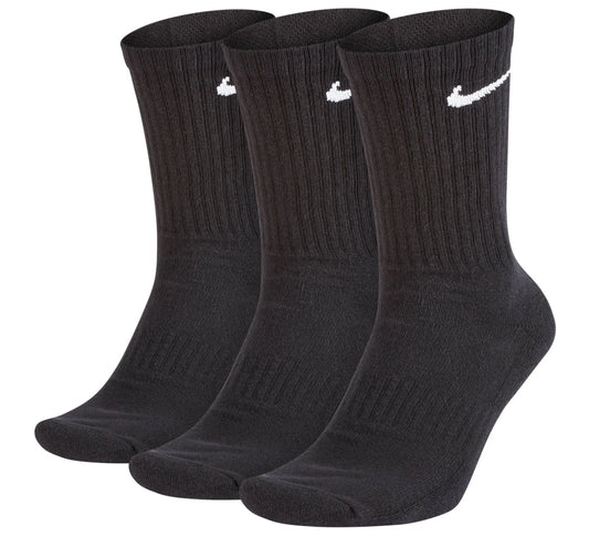 Nike Everyday Cushion Crew Socks (3-pack) Black (SX7664-010) Unisex