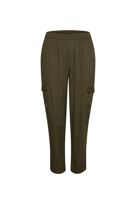 SAINT TROPEZ Trousers Khaki (10P2095C30) Women
