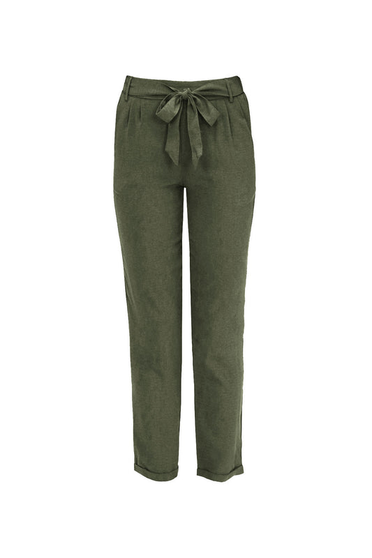 MOON MOOD Trousers Khaki (12P3305C30) Women