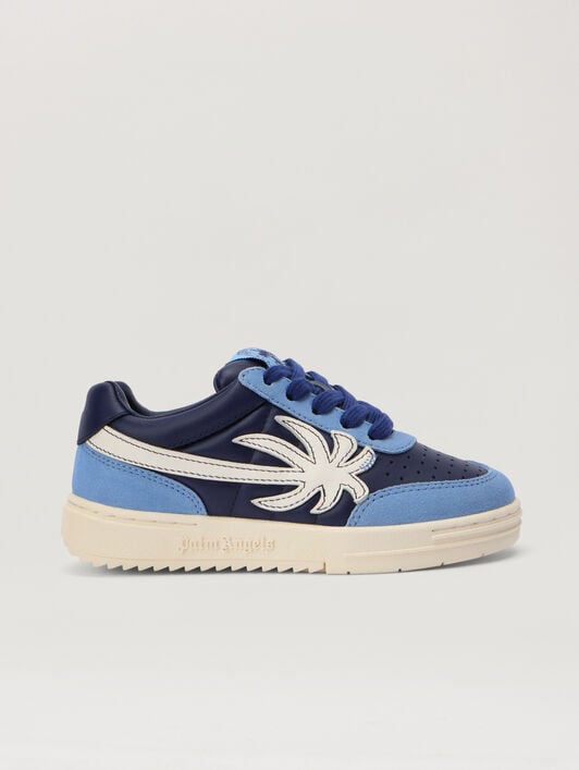 Palm Angels Kids Palm Angels Palm Beach University Navy Blue (PBIA015F25LEA0014603) Unisex