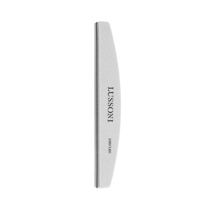 Lussoni Half Moon Professional Nail File 100/180 Grit - Pack of 25