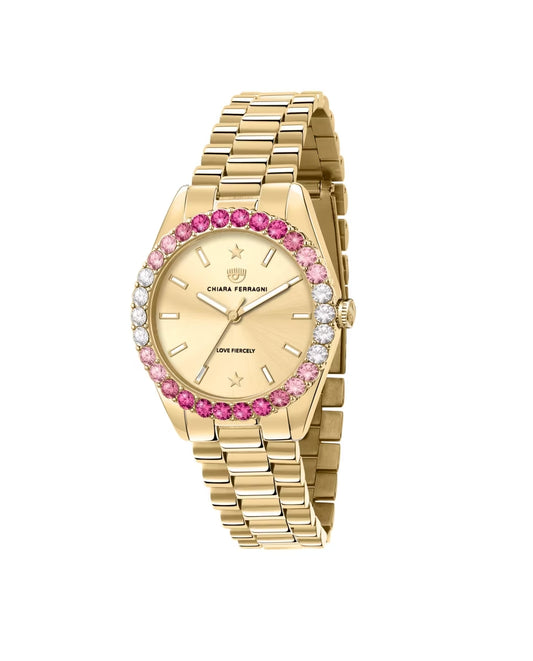Chiara Ferragni Quartz Watch Gold (R1953100501) Women