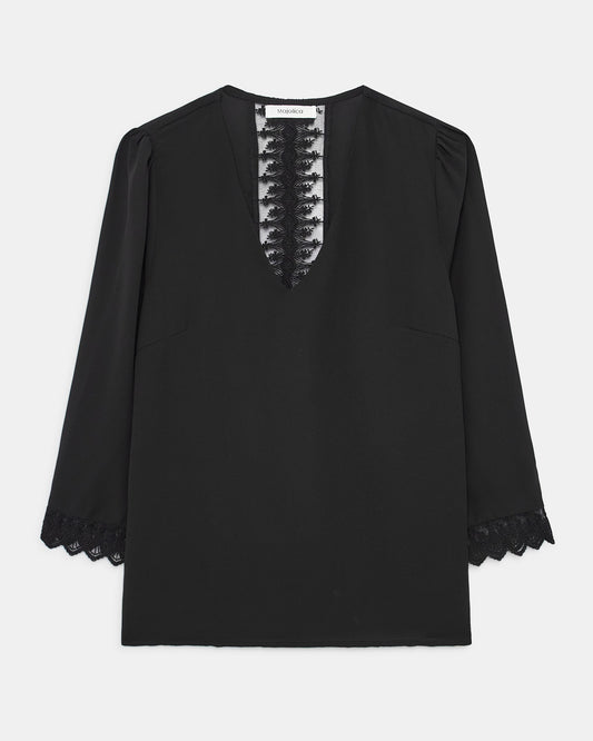 MAJOLICA Blouse Black (17S6222C2) Women