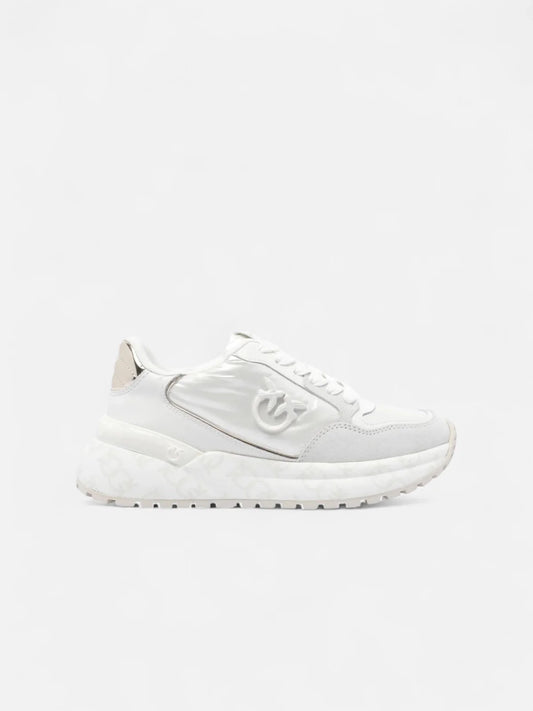 GEM 07 - SNEAKER COW SUEDE/FABRIC N/CALF LEATHER YOGURT Women