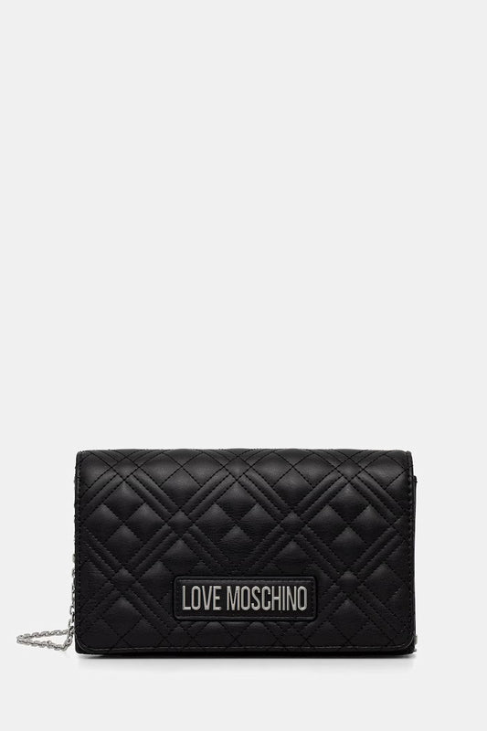 Love Moschino BORSETTA QUILTED PU NERO+G.NIKEL (JC5681PP0NLA000B) Women