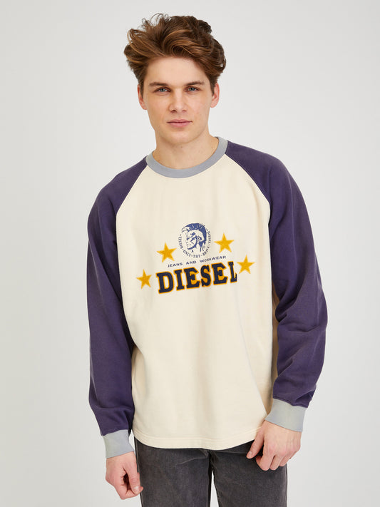 Diesel Blue And Yellow Sweatshirt (SUNICE-3574903) Men