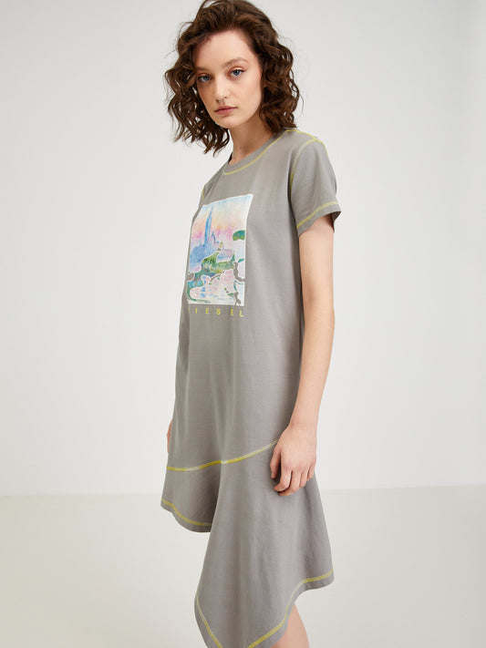 Diesel Dress Grey (SUNICE-3575296) Women