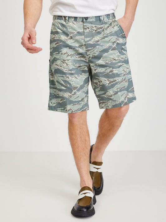 Diesel Patterned Chino Shorts Green (SUNICE-3575299) Men