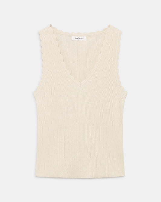 MAJOLICA Top Ecru (17T4632C34) Women