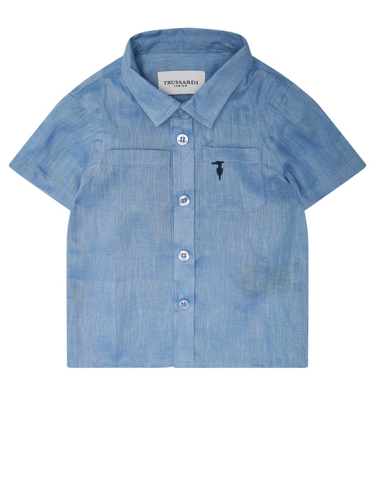 Trussardi Junior Shirt Rahima Blue Riv (TIP26104CA) Kids