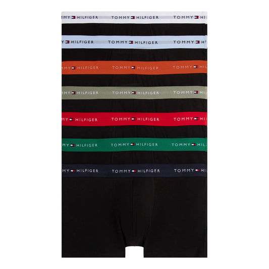 Tommy Hilfiger Repeat Logo Trunk Boxershorts (7-pack) Black  (UM0UM03385-0SH) Men
