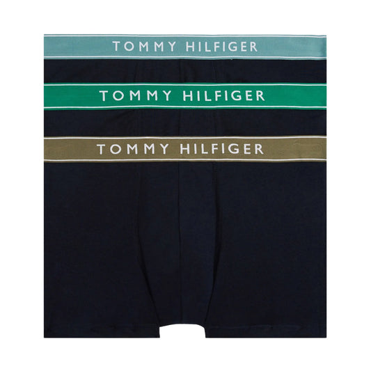 Tommy Hilfiger Logo Waistband Trunk Boxershorts (3-pack) Black  (UM0UM03457-0WK) Men