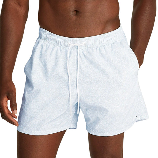 Tommy Hilfiger Print Medium Drawstring Swimshort Light Blue (UM0UM03491-0YD) Men