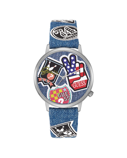 Guess Quartz Watch Silver (V1004M1) Unisex