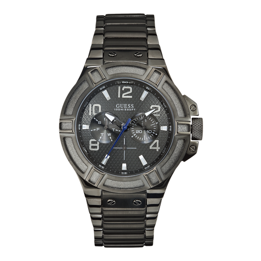 Guess Quartz Watch Gunmetal/Smoke (W0218G1) Men
