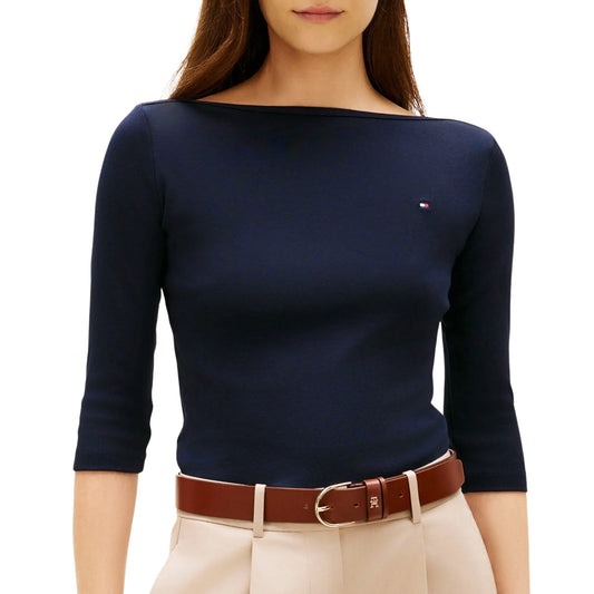 Tommy Hilfiger Cody 3/4 Shirt Navy (WW0WW40589-02G) Women