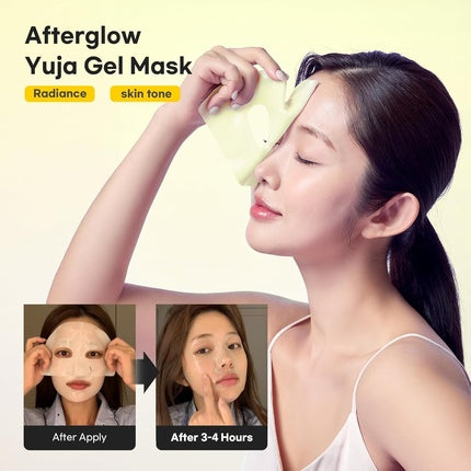Luvum Afterglow Yuja Gel Mask Vitamin C Overnight Hydrogel
