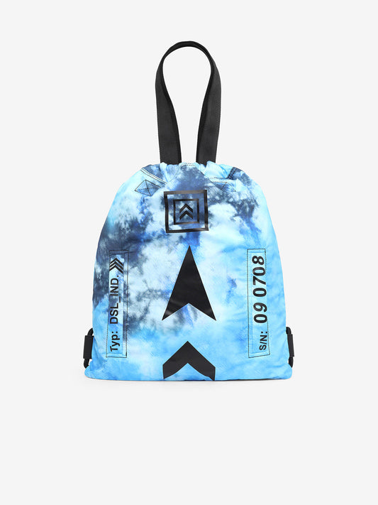 Diesel Mauy Light Blue Patterned Bag (X07858-P4062-3324364) Men