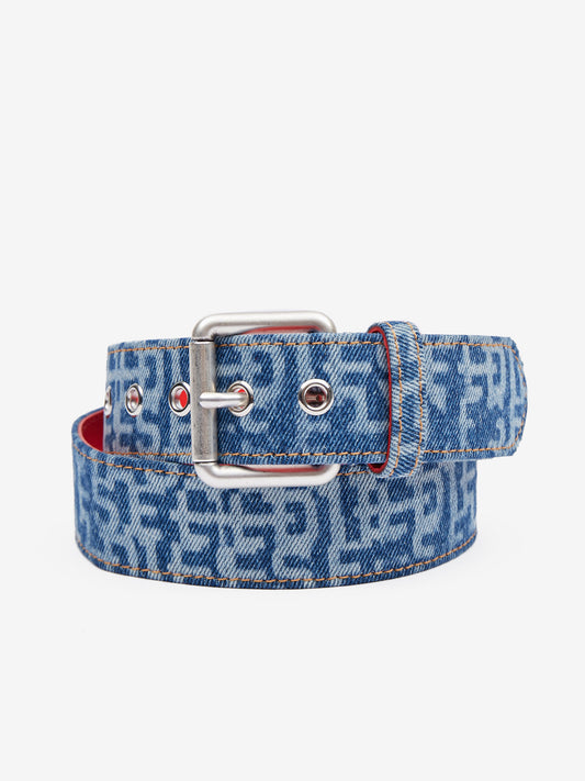 Diesel Patterned Belt Blue (X09146P2088H8457-3948112) Men