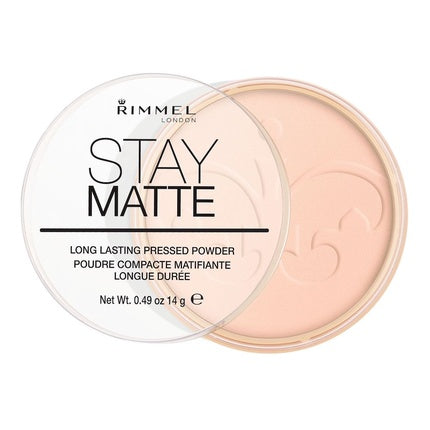 Rimmel London Stay Matte Long Lasting Pressed Powder In Pink Blossom, 14g