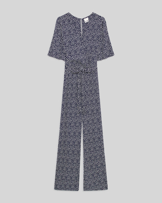 ICHI Jumpsuit Dark Blue (15Y322C22) Women