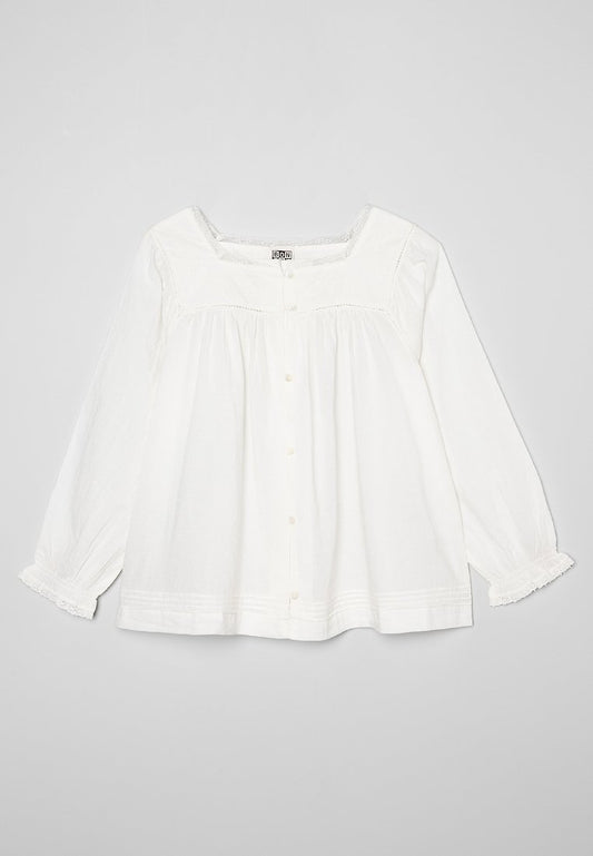 Bonton Blouse white (ZZO1VPA70-A00) Kids