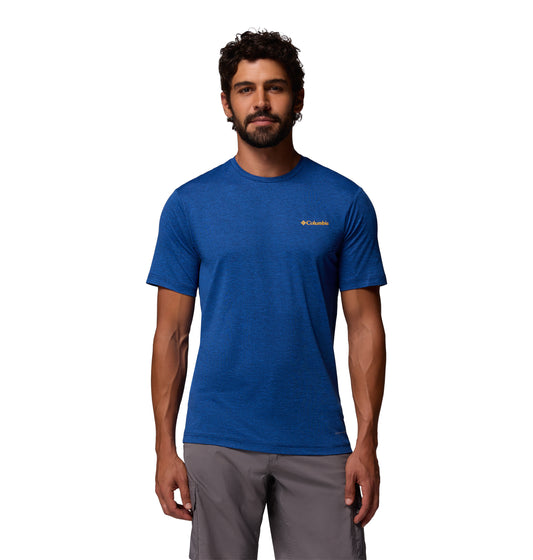 Columbia Kwick Hike Back Graphic Collegiate Navy Heather, Linescape (2071754465) Men