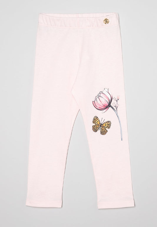 Roberto Cavalli Junior girl leggins pants light pink (ZZO1Y6M14-J00) Kids