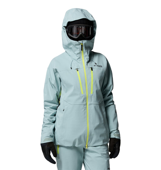 Columbia Platinum Peak II 3L Shel Crushed Blue (2085321461) Women