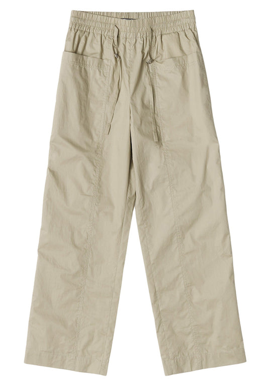 BIMBA Y LOLA Khaki poplin jogger trousers (B0E21A02E-N11) Women