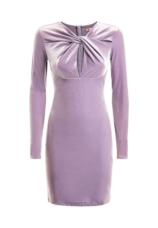 Guess Velours Dress Cut-Outs Purple (GU121C1AT-I11) Women