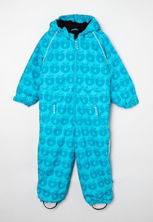 Småfolk Snowsuit, 1 zipper. Apple turquoise (ZZO1NDG08-L00) Kids