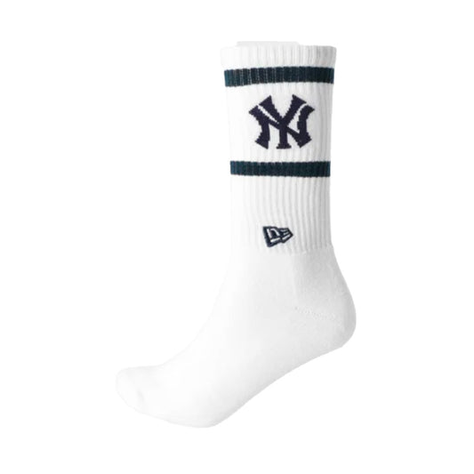New Era Socks Mlb Premium New York Yankees (1 Pair) White (13113632) Unisex