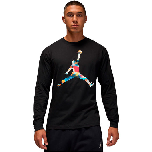 Jordan Long Sleeve T-Shirt Flight Gfx Crew Black (IM6511-010) Unisex