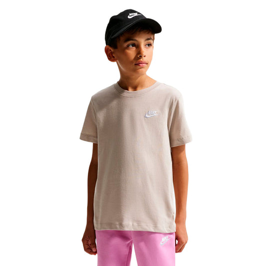 Nike Fleece Tee Emb Futura Lbr Cream Ii (FZ5177-236) Kids
