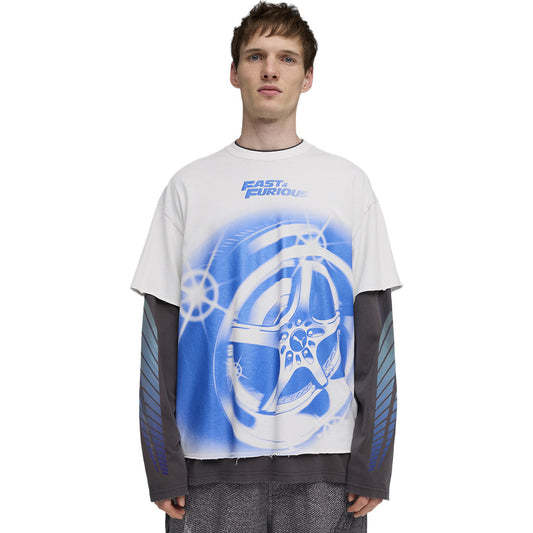 Puma T-Shirt Fast & Furious Long Sleeve White (637904-01) Men