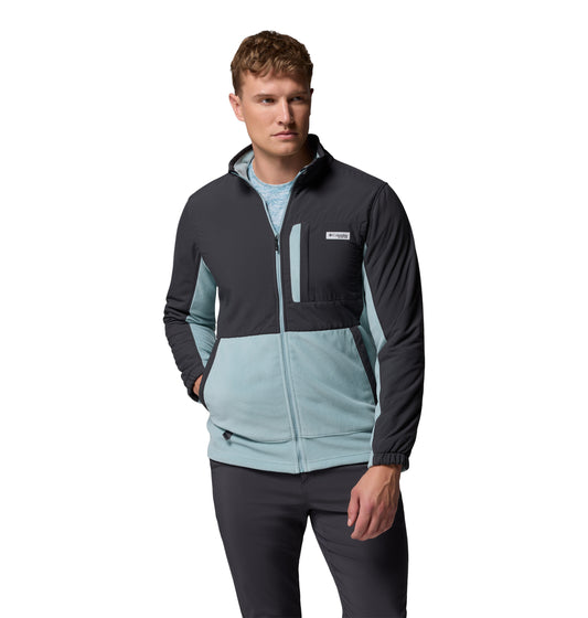 Columbia PFG Uncharted Fleece Ful Shark, Crushed Blue (2096611014) Men