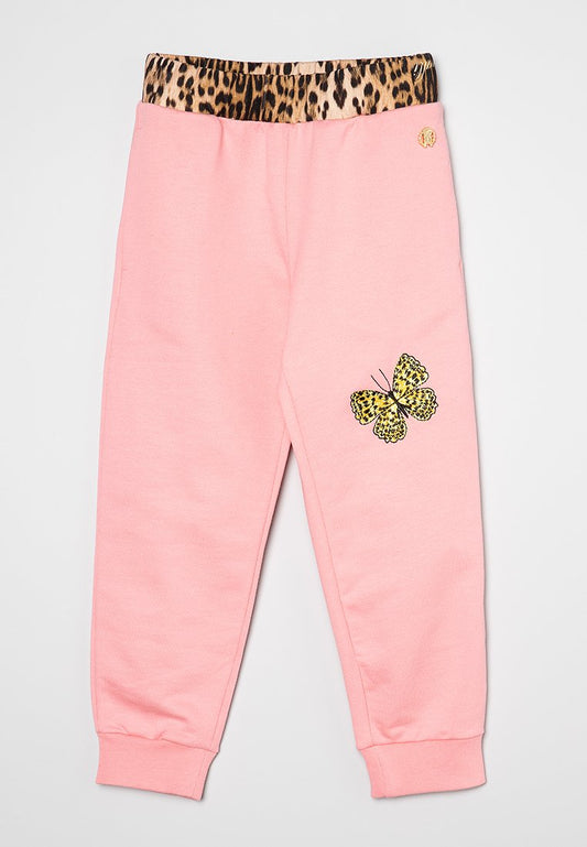 Roberto Cavalli Junior girl jogging pants pink (ZZO1Y6M19-J00) Kids
