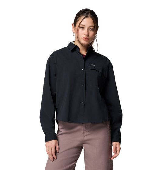Columbia Granite Point Woven LS Black (2135411010) Women