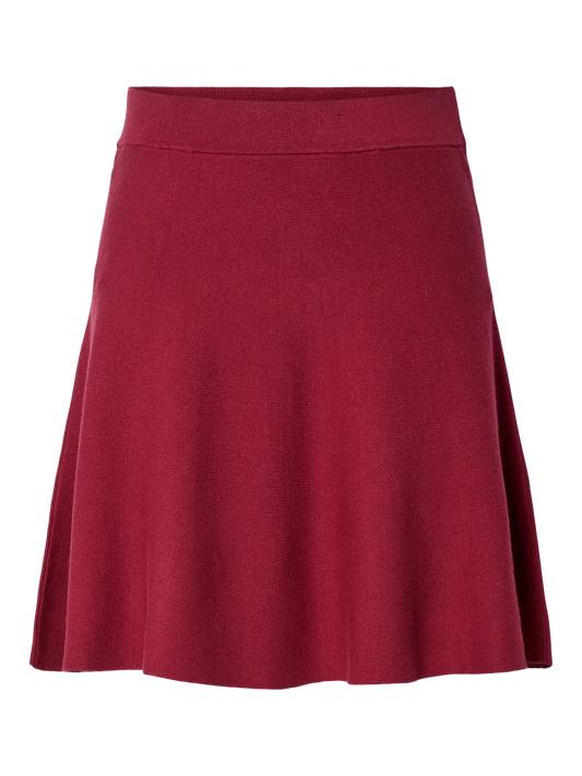 Fonny High Waist Knit Skirt S Tibetan Red (26031906) Women