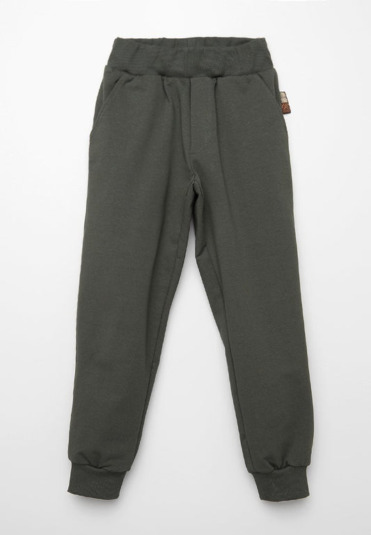 Roberto Cavalli Junior boy jogging pant heraldic logo green (ZZO1RD151-M00) Kids