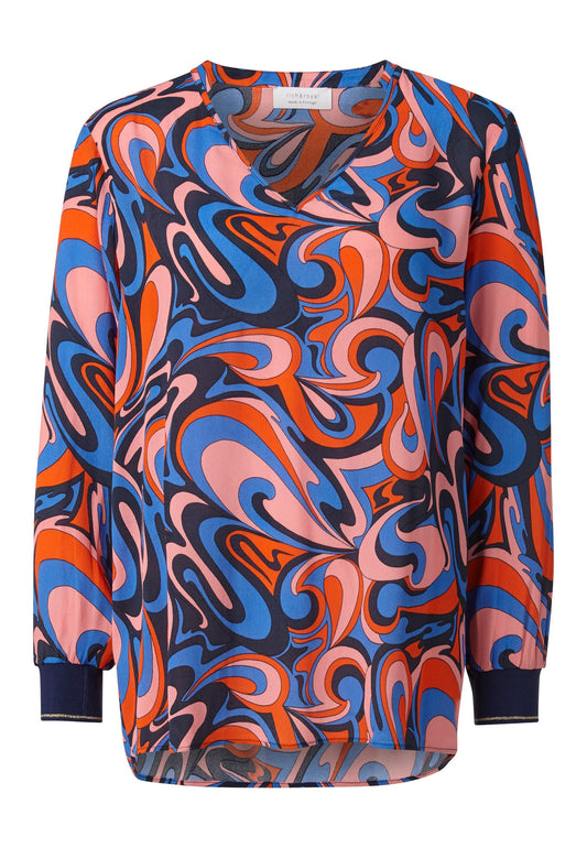 Rich & Royal Bedruckte Bluse im Allover-Dessin (RI521E08T-K11) Women