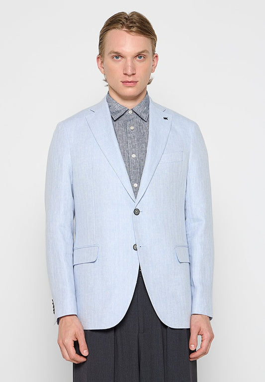LINEN HERRINGBONE BLAZER Men