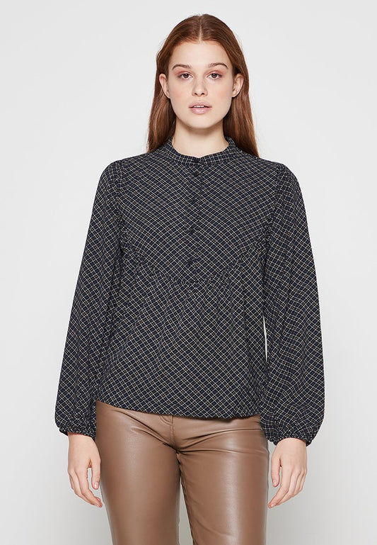 JDY SHIRT WITH SLEEVES FEM WOV PL100 Blue (ZZO1TL014-K00) Women