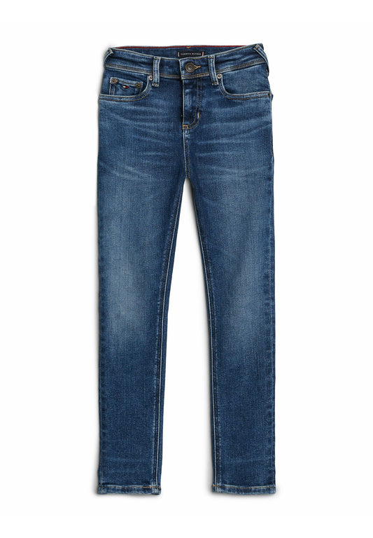 Tommy Hilfiger Scanton Y Slim Dark Wash Jeans blue (TO124A07S-K11) Kids