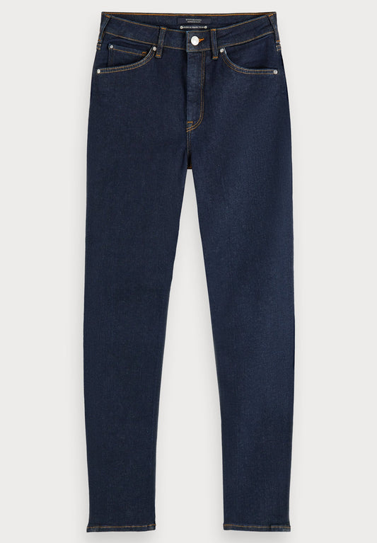 Scotch & Soda Haut - French Blue | High-rise skinny fit jeans Women