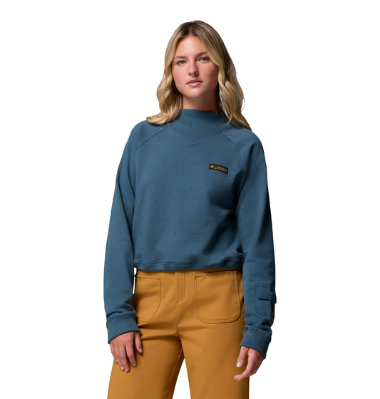 Columbia High Cascades Crop Frenc Everblue (2136421429) Women
