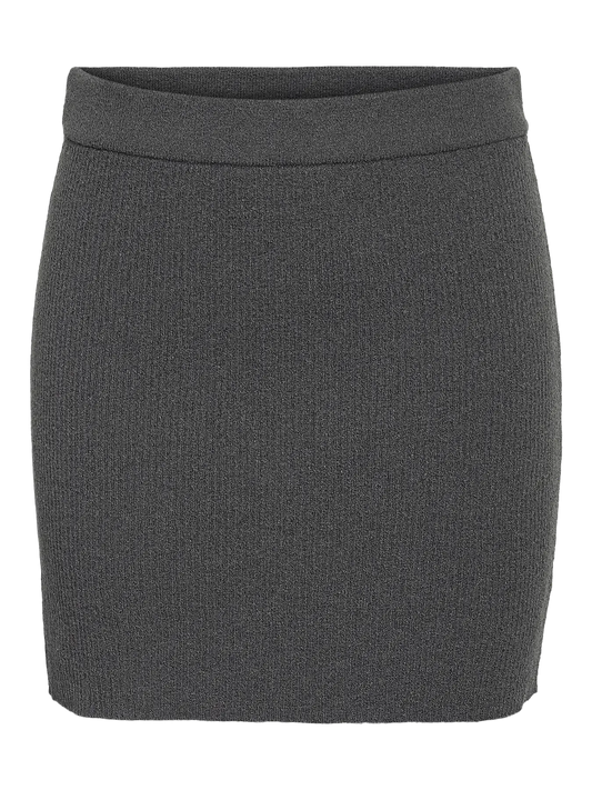Aylin Knit Mini Skirt Charcoal Gray (27034652) Women