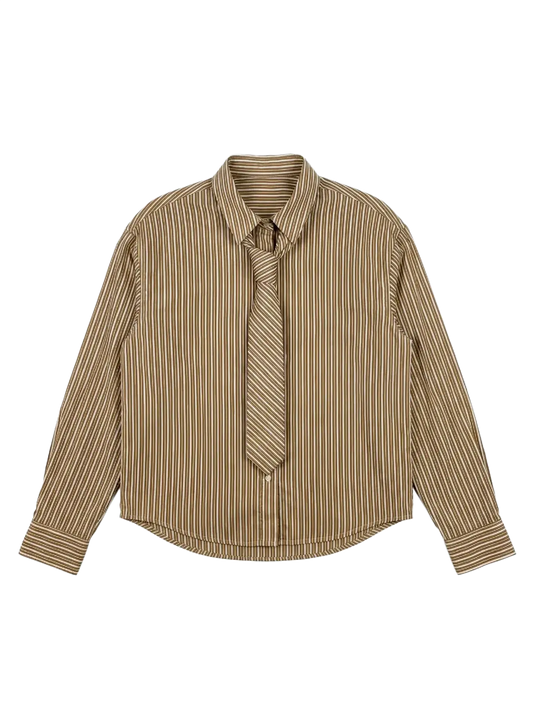 Juliana Long Sleeve Tie Detail Shirt Exp Star White (10354673) Women
